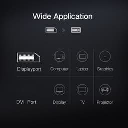Cáp DP to DVI 1.8m Full HD – Kết nối mượt mà, độ phân giải cao 8