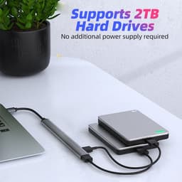 Hub USB 3.0 7 Cổng 5Gbps hợp kim nhôm – Chia Cổng USB Cho Máy Tính 9