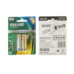 Vỉ 2 Viên Pin Maxell AÂ, AAA, 2A, 3A alkaline chính hãng, dòng điện ổn định, pin máy huyết áp 6