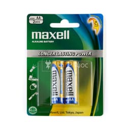 Vỉ 2 Viên Pin Maxell AÂ, AAA, 2A, 3A alkaline chính hãng, dòng điện ổn định, pin máy huyết áp 2