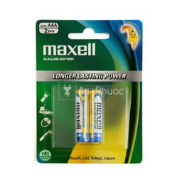 Vỉ 2 Viên Pin Maxell AÂ, AAA, 2A, 3A alkaline chính hãng, dòng điện ổn định, pin máy huyết áp 3