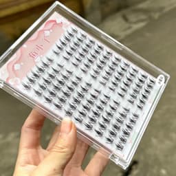 Hộp 20 hàng lông mi giả sợi chùm nhẹ nhàng tự nhiên - Hity Beauty 5