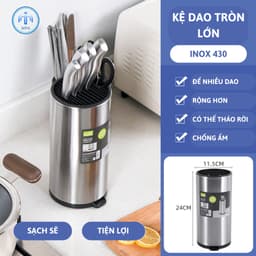 Bộ cài dao kéo đũa thìa trong nhà bếp chất liệu bằng inox 304 cao cấp với nhiều mẫu mã đa dạng 4