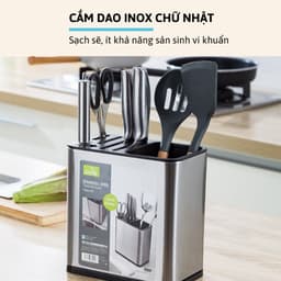 Bộ cài dao kéo đũa thìa trong nhà bếp chất liệu bằng inox 304 cao cấp với nhiều mẫu mã đa dạng 3