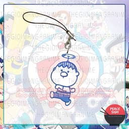 (mua 1 tặng 1) (CHONG CHÓNG TRE) Dây treo điện thoại CHÚ MÈO MÁY ĐẾN TỪ TƯƠNG LAI in hình anime mica dây móc khóa 5