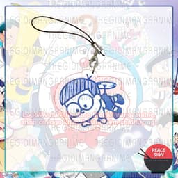(mua 1 tặng 1) (CHONG CHÓNG TRE) Dây treo điện thoại CHÚ MÈO MÁY ĐẾN TỪ TƯƠNG LAI in hình anime mica dây móc khóa 7