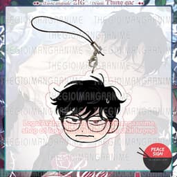 (mua 1 tặng 1) Dây treo điện thoại ROSES AND CHAMPAGNE ver BIỂU CẢM Hoa Hồng và Rượu Vang BL in hình anime mica 3