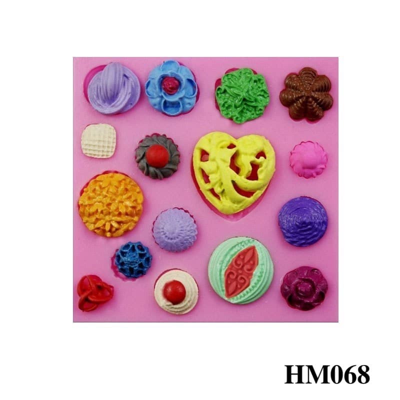 Khuôn silicone tạo hình trang trí độc đáo đủ loại chuẩn DIY - HM068