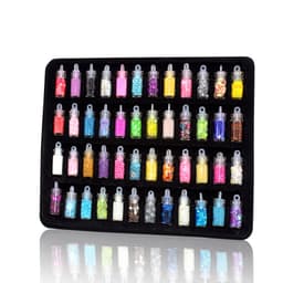 Kim tuyến trang trí – Hộp 48 lọ kim tuyến trang trí– set kim tuyến trang trí đầy đủ màu sắc HMC004 6