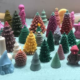 Khuôn silicon tạo hình Ông già Noel và khuôn silicon tạo hình cây thông Noel - Sáng tạo không gian lễ hội Noel HM101 3