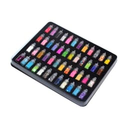 Kim tuyến trang trí – Hộp 48 lọ kim tuyến trang trí– set kim tuyến trang trí đầy đủ màu sắc HMC004 5