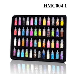 Kim tuyến trang trí – Hộp 48 lọ kim tuyến trang trí– set kim tuyến trang trí đầy đủ màu sắc HMC004 3
