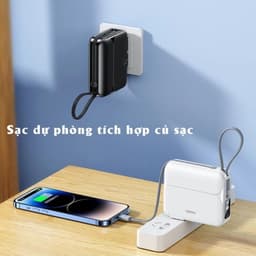 Pin Dự Phòng Sạc Nhanh 27W REMAX RPP-553 20.000mah và 22.5W Wekome WP-95 20.000mah. LKP 3
