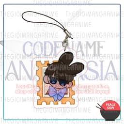 (mua 1 tặng 1) Dây treo điện thoại CODENAME ANASTASIA ver CON TEM Mật Danh Anastasia BL in hình anime mica 2