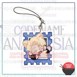 (mua 1 tặng 1) Dây treo điện thoại CODENAME ANASTASIA ver CON TEM Mật Danh Anastasia BL in hình anime mica 3