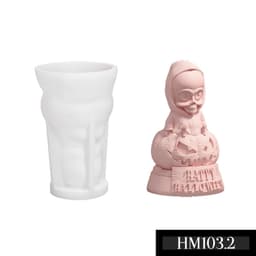Khuôn silicon chủ đề Halloween đủ loại - Khuôn tạo hình trang trí nến thơm hay bánh kẹo ngọt - HM103 5