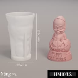 Khuôn silicon chủ đề Halloween đủ loại - Khuôn tạo hình trang trí nến thơm hay bánh kẹo ngọt - HM103 6