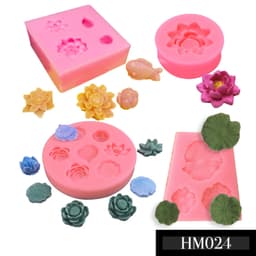 Khuôn silicon 3D cá chép hoa sen tạo hình trang trí độc đáo chuẩn DIY - HM024 1