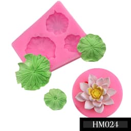 Khuôn silicon 3D cá chép hoa sen tạo hình trang trí độc đáo chuẩn DIY - HM024 3