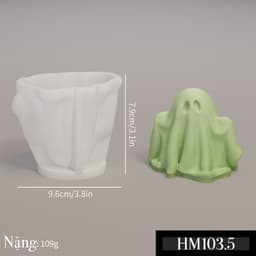 Khuôn silicon chủ đề Halloween đủ loại - Khuôn tạo hình trang trí nến thơm hay bánh kẹo ngọt - HM103 9