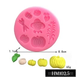 Khuôn silicon hình động vật chủ đề Halloween đủ loại - Khuôn dơi, bí ngô, ngôi sao, phù thuỷ chuẩn DIY - HM102 7