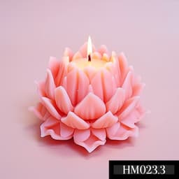 Khuôn Silicon Hình Hoa Sen - Sản phẩm Đa Năng cho Nến Thơm và Bánh - HM023 6