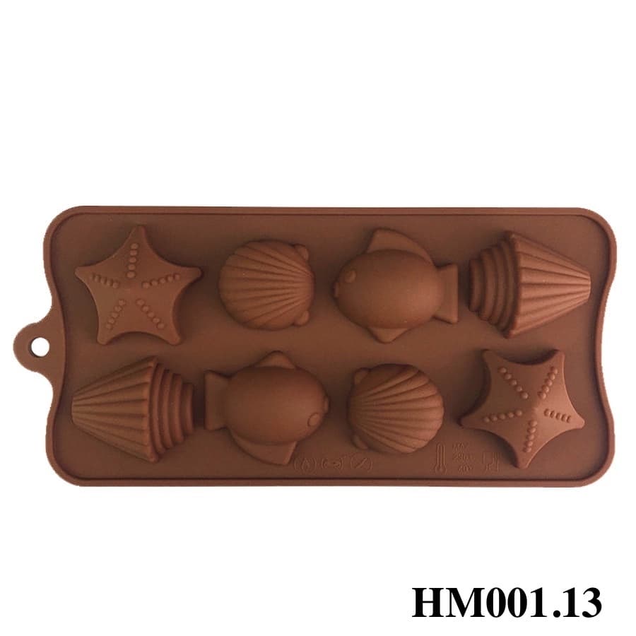 Khuôn socola động vật biển làm bánh hay đổ thạch rau câu chuẩn DIY - HM5001.13