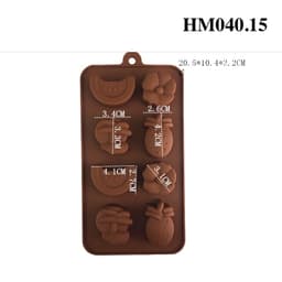 Khuôn silicone socola hình trái cây làm bánh, làm socola hay thạch rau câu - HM0040.15 2