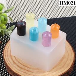 Khuôn silicon 6 ngọn nến lung linh dùng tạo hình độc đáo hay làm nến tiện lợi – HM021 4