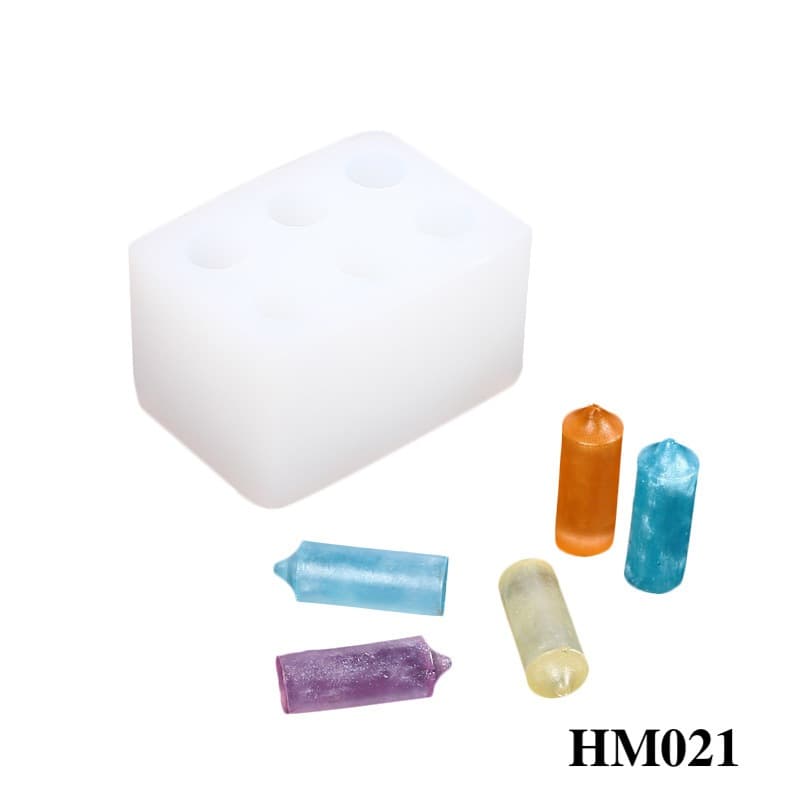 Khuôn silicon 6 ngọn nến lung linh dùng tạo hình độc đáo hay làm nến tiện lợi – HM021