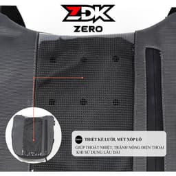 Túi Treo Đầu Xe Máy ZDK Zero,ZDK K1 Hàng Cao Cấp, Thoát Nhiệt Điện Thoại chính hãng 8