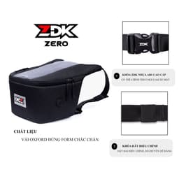 Túi Treo Đầu Xe Máy ZDK Zero,ZDK K1 Hàng Cao Cấp, Thoát Nhiệt Điện Thoại chính hãng 7