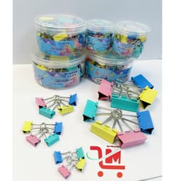 Lon 24 Cái Kẹp Bướm Đủ Màu GSTAR 32MM, Kim Loại Chống Gỉ, Kẹp Giấy, Tài Liệu Dùng Trong Văn Phòng 1