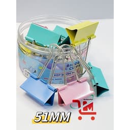 Lon 24 Cái Kẹp Bướm Đủ Màu GSTAR 41MM, Kim Loại Chống Gỉ, Kẹp Giấy, Tài Liệu Dùng Trong Văn Phòng, Chất Lượng 2