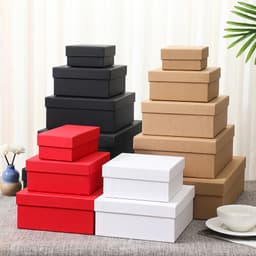 Hộp đựng quà tặng đầy đủ kích thước với màu sắc đa dạng để bạn dễ dàng lựa chọn - HMHQ 1