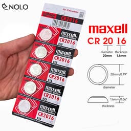 Pin Cmos 2032 Maxell. Pin CMOS Maxell CR2032 - 2032 Lithium 3v. Vỉ 5 viên Pin CMOS Maxell CR2032 2