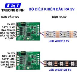 DMX001 ĐIỀU KHIỂN DEMI XI NHAN 1 CỔNG FULL MÀU CHO CẢN TRƯỚC CỐP SAU XE OTO MOTO ARGB WS2812B WS2811 9
