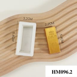 Khuôn silicon thỏi vàng tạo hình trang trí độc đáo chuẩn DIY - HM096 4