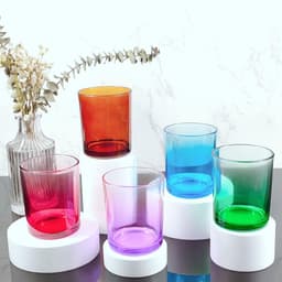 Cốc thủy tinh làm nến handmade - Làm nến ly trong suốt chuẩn DIY HM160 5