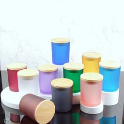 Cốc thủy tinh làm nến handmade - Làm nến ly trong suốt chuẩn DIY HM160 2