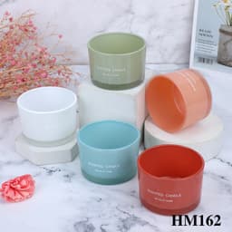 Cốc và hũ thủy tinh làm nến thơm handmade chuẩn DIY HM162 1