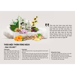 Thảo Mộc Thơm Vùng Nách 20Ml 3