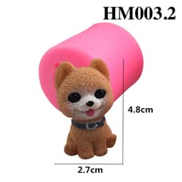 Khuôn silicon làm bánh hình chó siêu cute - Khuôn tạo hình trang trí bánh ngọt hay nến thơm chuẩn DIY - HM003 6