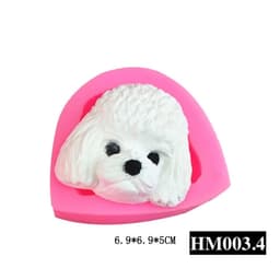 Khuôn silicon làm bánh hình chó siêu cute - Khuôn tạo hình trang trí bánh ngọt hay nến thơm chuẩn DIY - HM003 4