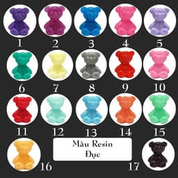 Màu đục pha Resin - Màu pha resin dạng đục - Bộ 38 màu đục dùng tạo màu trang sức Resin chuẩn DIY - HM083 1