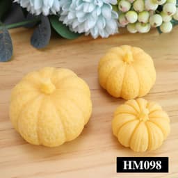 Khuôn silicon làm nến thơm hay bánh ngọt hình quả bí ngô đủ kích thước siêu cute - HM098 2