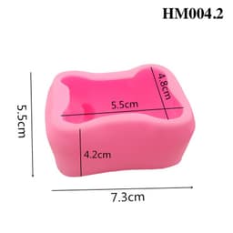 Khuôn silicon hình con heo, con lợn làm rau câu, làm nến thơm, làm thạch cao các loại - HM004 5
