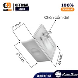 Ổ cắm wifi Rạng Đông OC.01.WF 16A 3500W thông minh tích hợp điều khiển thiết bị và hẹn giờ tắt 5