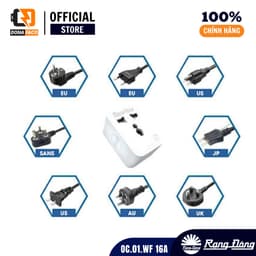 Ổ cắm wifi Rạng Đông OC.01.WF 16A 3500W thông minh tích hợp điều khiển thiết bị và hẹn giờ tắt 6