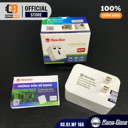 Ổ cắm wifi Rạng Đông OC.01.WF 16A 3500W thông minh tích hợp điều khiển thiết bị và hẹn giờ tắt 8